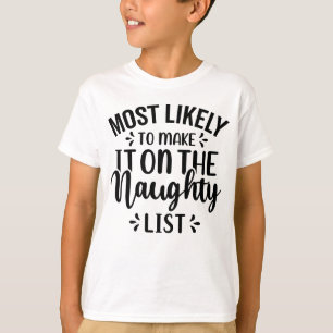Camiseta É mais provável que seja incluído na Lista das