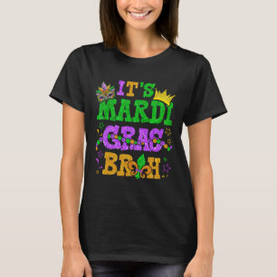 Camiseta É Mardi Gras Bruh Funny Mardi Gras Teens Boys K