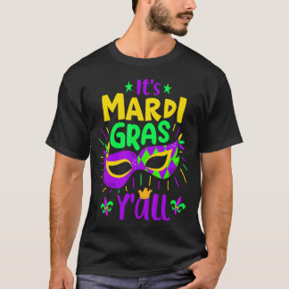 Camiseta É Mardi Gras Y'all Carnival Costume Mardi Grass