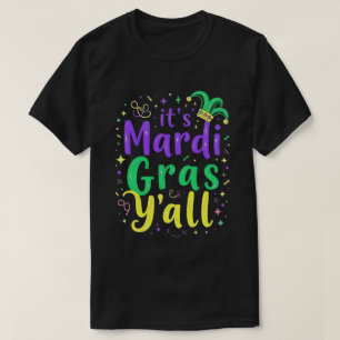 Camiseta É Mardi Gras Yall Mardi Gras Costume Parade
