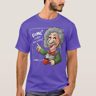 Camiseta E=MC2 Fórmula Física Fórmula Ciência Café Energia