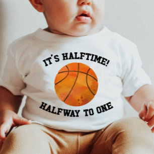 Camiseta É meio-tempo! Meia-Noite de Esporte de Basquete