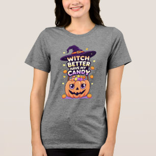 Camiseta É Melhor Que A Bruxa Tenha O Meu Docinho - Bonito 