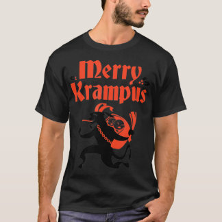 Camiseta É Melhor Seres Bom, Porque O Krampus Vem Esta Noit