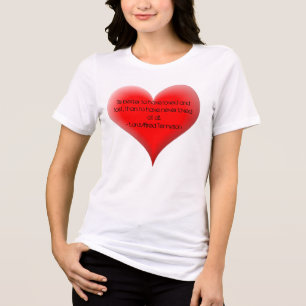 Camiseta É melhor ter amado e perdido, ...
