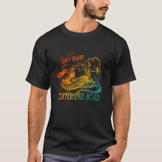 Camiseta É Melhor Você Ficar Longe Da Design De Copperhead