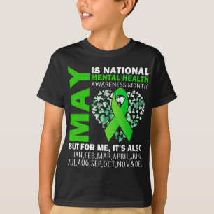 Camiseta É Mês De Consciência Da Saúde Mental Em Maio Vesti