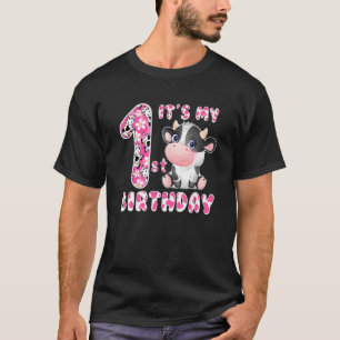 Camiseta É Meu 1º Aniversário Crianças de 1 Ano de Idade Va