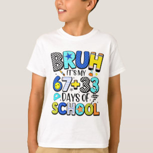 Camiseta É Meu 67+33 Dias De Escola 100 Dias De Escola