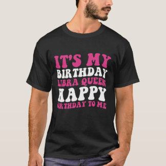 Camiseta É Meu Aniversário Rainha de Libra Feliz Aniversári