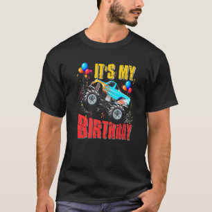 Camiseta É Meu Carro De Caminhão Monstro De Aniversário Que