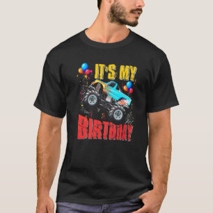 Camiseta É Meu Carro De Caminhão Monstro De Aniversário Que