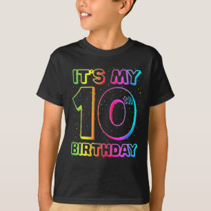 Camiseta É meu décimo aniversário de dez anos