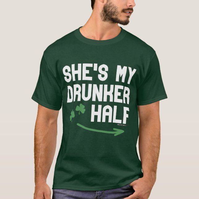 Camiseta É meu drunker meio (Frente)