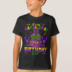 Camiseta É Meu Mardi Gras Aniversário Yall Mardi Gras Happy