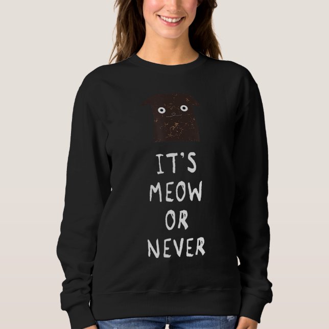Camiseta É Miau Ou Nunca Engraçado. (Frente)