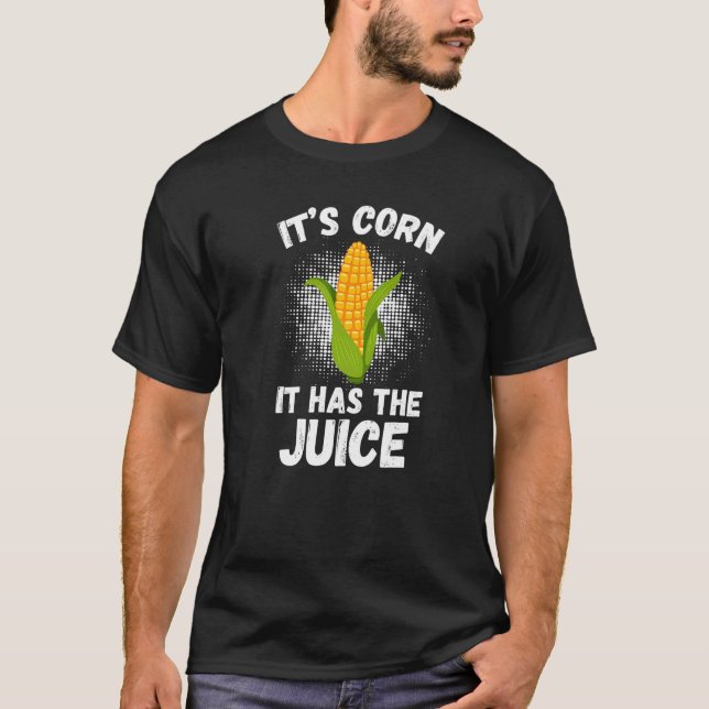 Camiseta É Milho, divertido Design Moderno É Milho Tem (Frente)