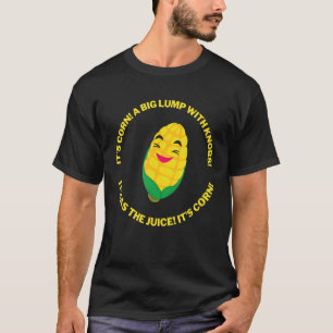 Camiseta É Milho Grande Com Botões Tem Suco T
