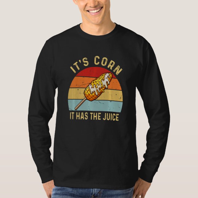 Camiseta É Milho Tem o Suco Retro Milho (Frente)
