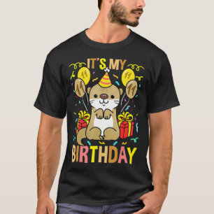 Camiseta É Minha 11 Birthday Otter
