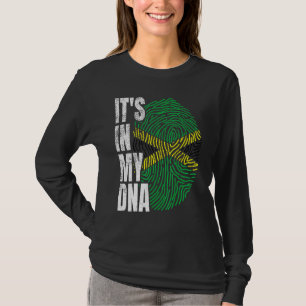 Camiseta É Minha Bandeira jamaicana de Dna