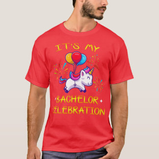 Camiseta É Minha Celebração De Solteiro Unicorn Casamento E
