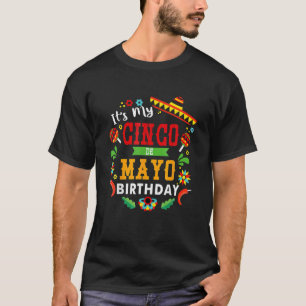 Camiseta É Minha Festa de aniversário De Aniversário Cin