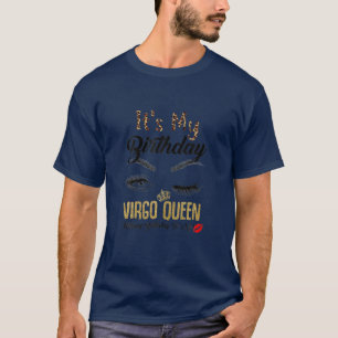 Camiseta É Minha Rainha Virgo, Rainha Engraçada de Aniver