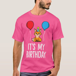 Camiseta É Minha Raposa De Festa de aniversário De Aniversá