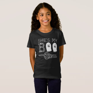 Camiseta É minha relação o Dia das Bruxas do amor do casal