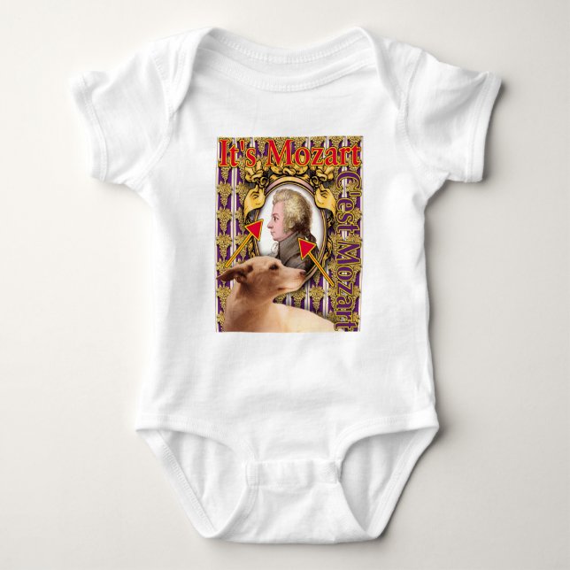 Camiseta É Mozart. (Frente)