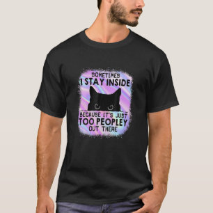 Camiseta É Muito Apinhado Aqui Gato Ie Tinta