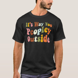Camiseta É muito popular fora do sarcástico introvertido