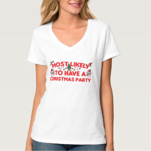Camiseta É muito provável que tenha uma festa de Natal