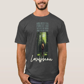 Camiseta E Na Floresta Eu Irei Para A Floresta De Souvenir.
