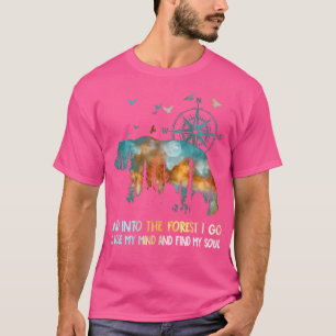 Camiseta E Na Floresta Eu Vou Ao Perder Da Minha Mente Acam