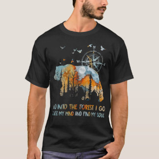 Camiseta E Na Floresta Eu Vou Ao Perder Da Minha Mente Acam