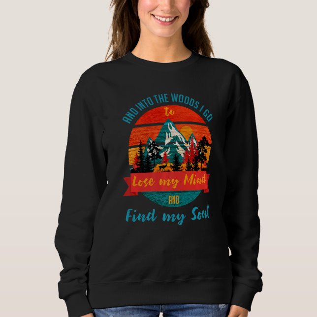 Camiseta E Na Floresta Eu Vou Ao Perder Minha Mente Engraça (Frente)