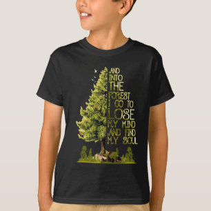 Camiseta E Na Floresta Eu Vou Perder Minha Mente E Encontra