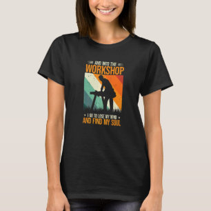 Camiseta E Na Oficina Carpinteiro Artesãos Trabalhos De Mad