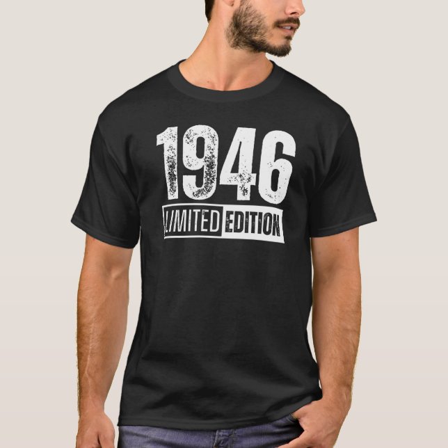 Camiseta E Nascer Em 1946 (Frente)