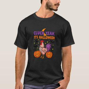 Camiseta É Natal É Halloween Frango Engraçado Galinha Galo