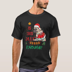 Camiseta É Natalino o Suficiente Luz de árvore de Natal de