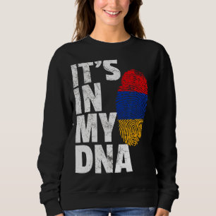 Camiseta É no meu Dna Armênia Sinalizar Mulheres