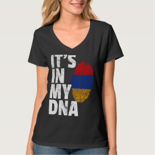 Camiseta É no meu Dna Armênia Sinalizar Mulheres