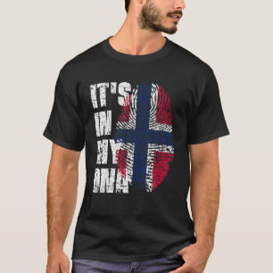 Camiseta É NO MEU DNA, Bandeira Norueguesa
