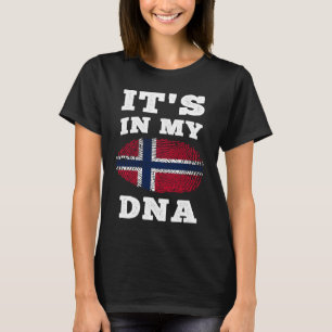 Camiseta É No Meu DNA, Bandeira Norueguesa