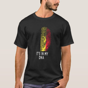 Camiseta É No Meu Dna Bélgica Bandeira Orots Orgulho Belga
