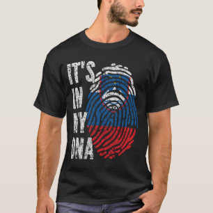 Camiseta É NO MEU DNA, Eslovênia, Sinaliza Homens Mulheres 