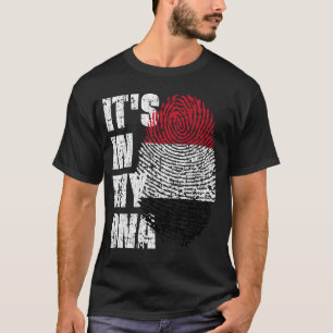 Camiseta É NO MEU DNA, Gift Da Garota Do Iêmen
